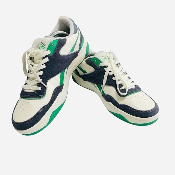 Reebok Unisex BB 4000 II Basketball Shoe, White/Pure Grey/Glen Green size 11.5 main image 5